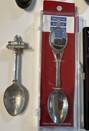 Lot of 23 Travel Souvenir Collector Spoons Foreign, USA States, S.P. - Picture 7 of 12