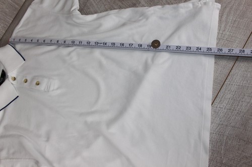 European Tour Men's White Polo Shirt Golf Size M - Picture 8 of 8