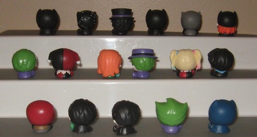 HEYDOLLS SUPLAY BATMAN ARKHAM MINI MYSTERY BLIND BAG FIGURINES COMPLETE MYSTERY - Picture 3 of 15