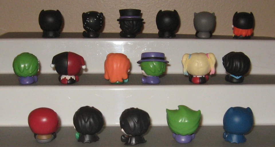 HEYDOLLS SUPLAY BATMAN ARKHAM MINI MYSTERY BLIND BAG FIGURINES COMPLETE MYSTERY - Image 3 of 4