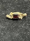 Brooch Garnet Sterling