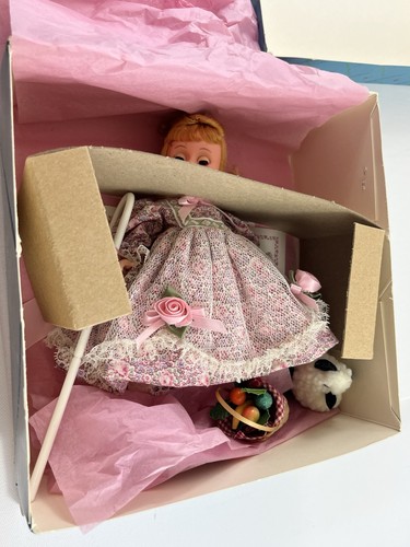 Mary Had A Little Lamb Madame Alexander Puppe #14623 Lamm Obstkorb 8" Box - Bild 16 von 20