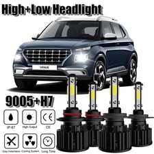 9005 H7 Led Headlight For Mazda 3 2004 2005 2006 2007 2008 2009 4pcs Bulbs White
