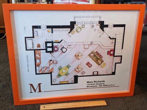 Mary Tyler Moore Iñaki Aliste Lizarralde Apt plano Mary Richards enmarcado NUEVO - Imagen 1 de 13