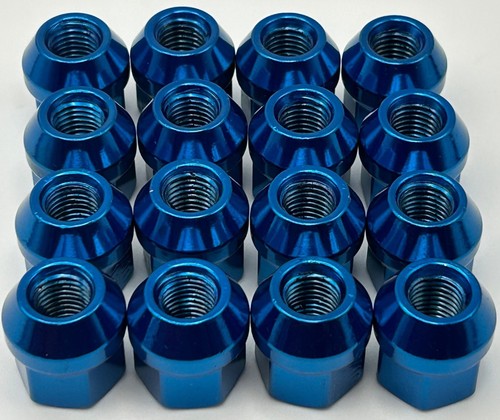 16 Acorn Bulge Lug Nuts 2011-2020 Can-Am Commander 800R XT UTV Blue Rim Nut - Picture 6 of 16