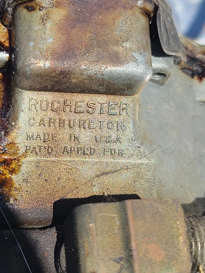 Chevrolet GM Rochester 1966 4 JET 4 BBL carburador 283 66 Chevy II Nova # 702512 Foto 4 de 4