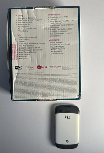 Original BlackBerry 8520 GSM 2G BlackBerry OS Phone Locked Y2K T-Mobile - Bild 4 von 8