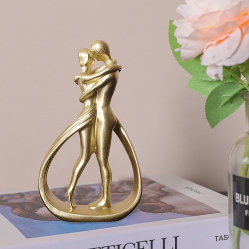 Figura Pareja Abrazando | Pareja Romántica Amor Resina Estatua Decoración, Regalo Boda - Imagen 3 de 16