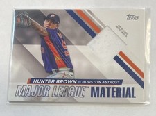 Hunter Brown 2024 Topps Series 2 Major League Material Game-Used Jersey Relic