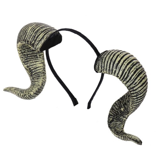 Detachable Roleplay Headpiece Beauty Sheep Horn Headband Fancy Dress - Picture 10 of 14