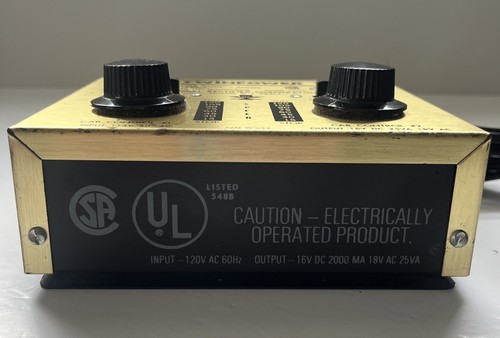 Vtg MRC Twinpower HO Model Train Toy Transformer 202UL AC Output W/ Box Tested - Foto 10 di 11