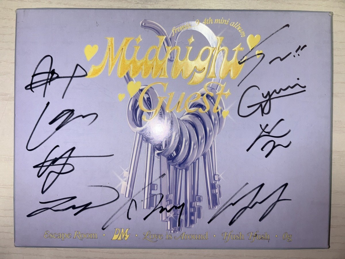 fromis_9　プロモアルバム　非売品　サイン入り　midnight gues fromis_9 プロモアルバム 非売品 サイン入り midnight gues