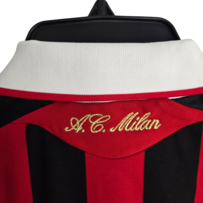 Adidas Red Black AC Milan Bwin Football Short Sleeve Men's