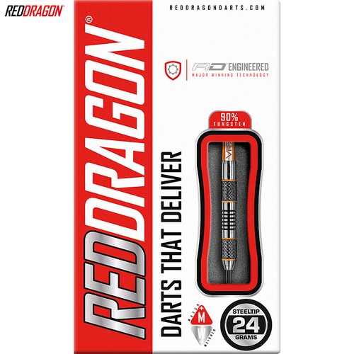 Red Dragon Steel Darts Amberjack 5 90% Tungsten Steeltip Dart Steeldart 22 g - Bild 8 von 10