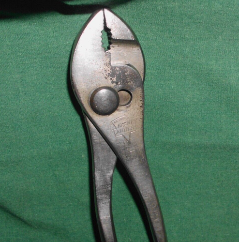 VINTAGE 5" KEEN KUTTER PLIERS, 1/4" Thin Model, E. C. Simmons - Picture 8 of 8