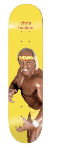 OFFICIAL WWE HULK HOGAN x Enjoi - Chris Haslam Round 3 8" Skateboard Deck WWF - Picture 1 of 1