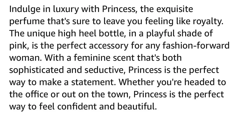 Gran Rubor Dupe For Good Girl, Perfume Floral de Larga Duración en Botella de Tacón Alto Foto 3 de 3