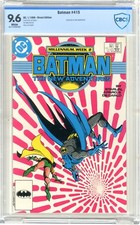 Batman  #415  CBCS   9.6   NM+   White pages  Scarecrow & Joker App. 1/88 Direct
