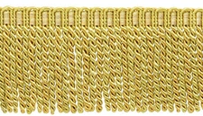 Bullion Fringe Trim with Knitted Header, Color# 4875 [Sold By The Yard]