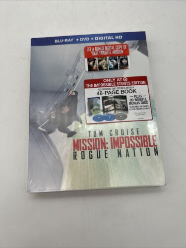 Mission: Impossible - Rogue Nation (Blu-ray/DVD, 2015) Target Slipcover - New