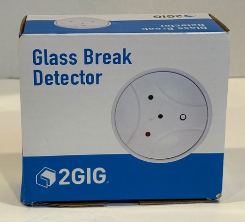 2GIG-GB1-345 Wireless Glass Break Detector 360 Degree Sensing Angle New