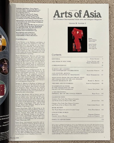 ARTS OF ASIA Magazine - Volume 38 Magazine 2008 - Full Year includes 6 Issues - Picture 10 of 23