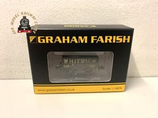 Graham Farish 377-094 N Gauge 7 Plank Wagon End Door 'Whitwick' Weathered