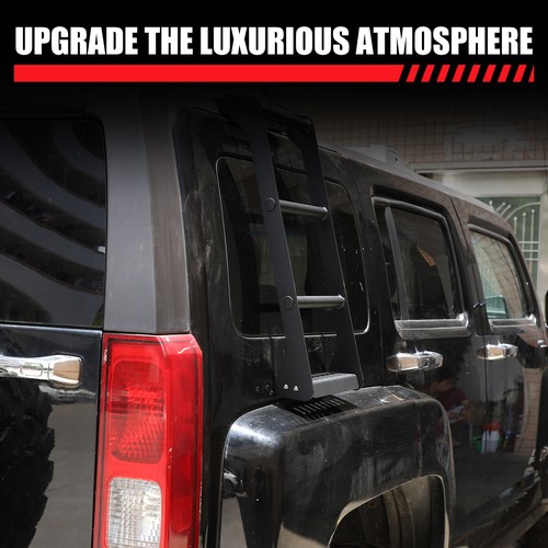 Alloy Car Rear Side Window Ladder Climbing Top Rack For Hummer H3 2005-2009 - Picture 3 of 12
