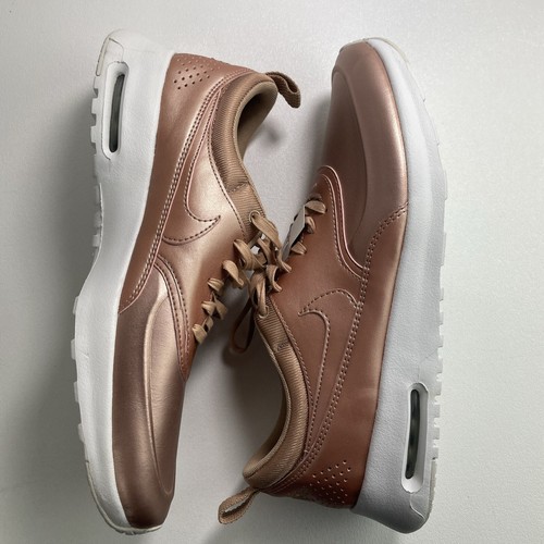 Nike Damen Größe US 11 Air Max Thea SE Metallic Rose Laufschuhe 861674-902 - Bild 10 von 11