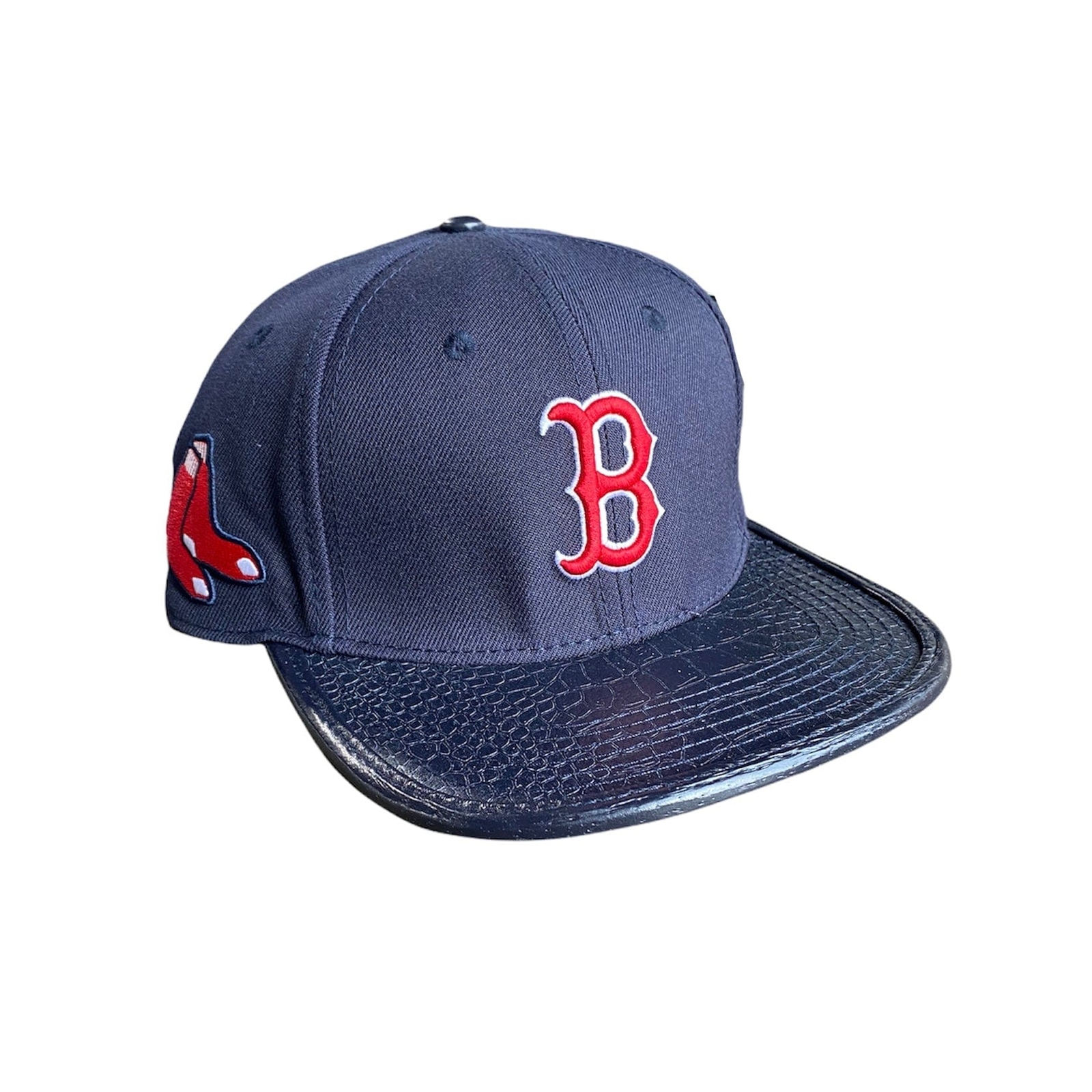 Мужская бейсболка Pro Standard темно-синего цвета с логотипом MLB Boston Red Sox - OSFA