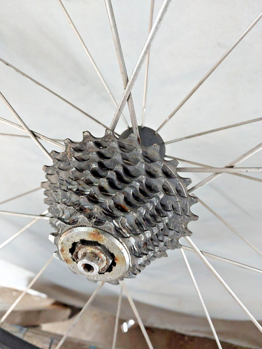 Campagnolo Nucleon Rear 700c Road Bike Wheel 130mm 24S PV Mavic Tubular Ships US - Picture 12 of 20