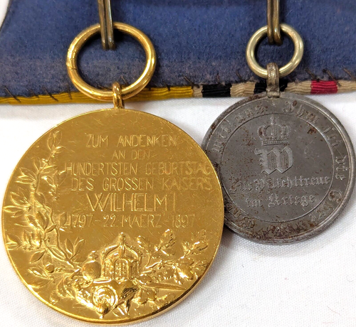 Pre WW1 Germany/France 1870 War non combatants medal bar - Picture 5 of 6