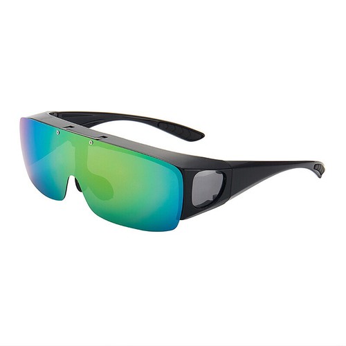 Mens Womens Vintage Large Fashion UV 400 Protection Fit Over Sunglasses FO008 - 第 19/24 張圖片
