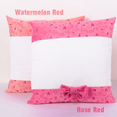 Sublimation Blank Bear Pattern Pillow Case Cushion Cover Home Decor - 20Pcs/Lot