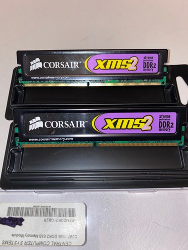 Corsair XMS2-6400 1GB 2x 1GB Memory CM2X1024-6400 DDR2 0629061-11 5.5.5.12 - Picture 4 of 6