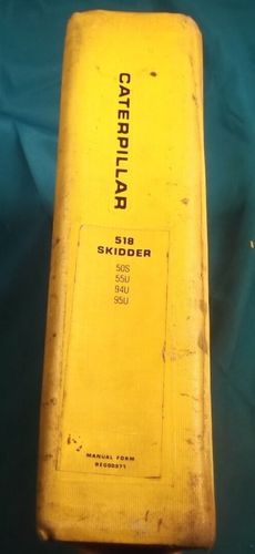 CAT CATERPILLAR 518 SKIDDER SERVICE SHOP REPAIR MANUAL BOOK S/N 50S 55U 94U 95U