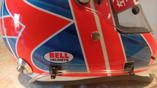 CASCO- HELMET JANSON BATTON BAR-HONDA F1 AUTOGRAFATO STUPENDO RARISSIMO - Foto 14 di 14