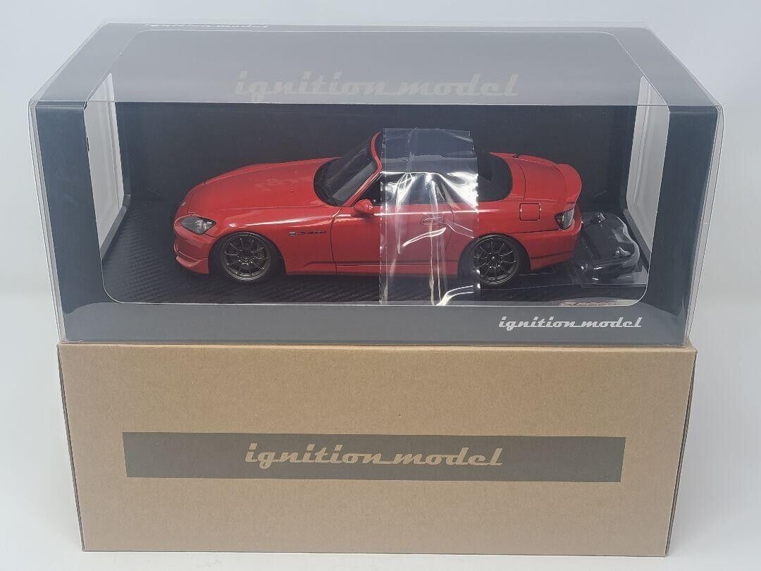 1/18 Ignition Model Honda S2000 AP2 Red w/ Box From Japan 1/18 Ignition Model Honda S2000 AP2 Red w/ Box From Japan