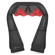 Snailax Shiatsu Neck and Shoulder Massager With Deep Heat-NEW in Damaged Box