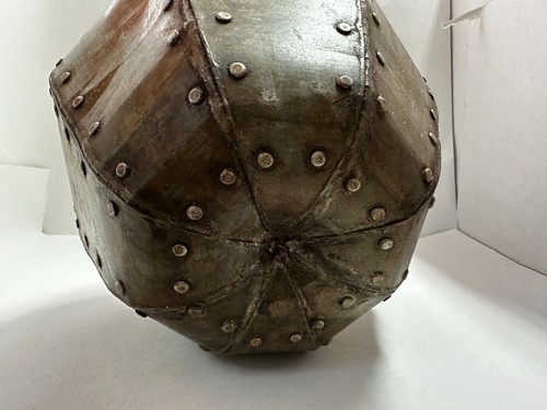 Apple fruit Sculpture Riveted galvanized Metal Fall Home decor - Picture 7 of 7