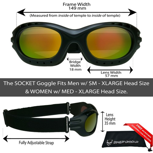 Gafas de Motocicleta con Correa Ajustable Esquí Snowboard Sky Buceo Amarillo Rosa HD - Imagen 10 de 50