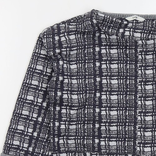 George Womens Grey Check Polyester Blend Sweatshirt Size 12 - Picture 3 of 12