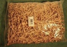 New Natural Wood 3 1/4 Inch Golf Tees - Pack of 1,000