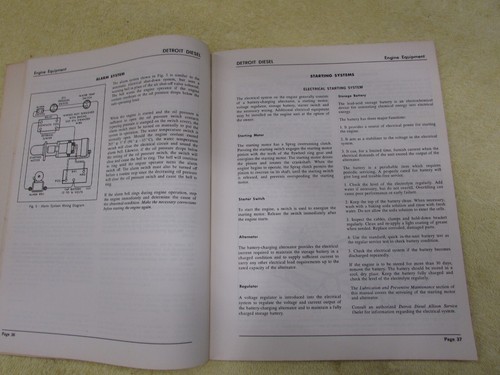 Manual de operadores Detroit Diesel Serie 53, 6SE337 rev 7/75, nuevo de lote antiguo, L5 - Imagen 5 de 8