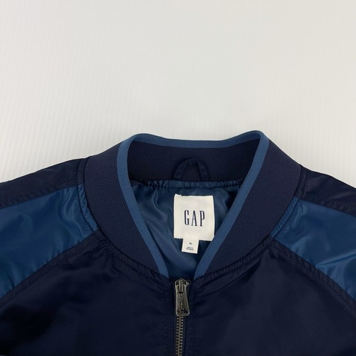 GAP Full Zip Embroidered Eagle Long Sleeve Souvenir Bomber Jacket Top Mens XL - Picture 4 of 7