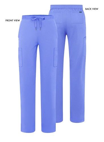 Adar Addition Scrubs For Men - Slim Leg Cargo Drawstring Scrub Pants - Picture 89 of 111