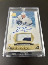 2019-20 The Cup Rasmus Sandin Rookie Patch Auto Gold /24!!