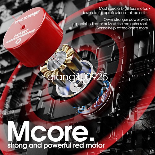 MAST Tattoo Machine Tour Pro Plus 4.0mm Stroke Rotary Motor Pen Liner Shader Gun - Photo 6/8