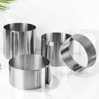 430 Stainless Steel 6-30cm Telescopic Mousse Ring Rustproof Baking Cake Ring