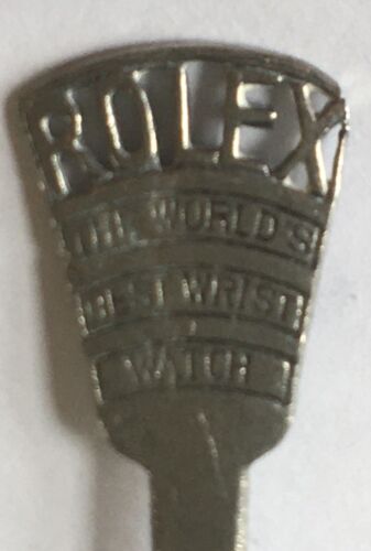 Lucerne Rolex The World’s Best Wrist Watch Vintage Souvenir Spoon Collectible